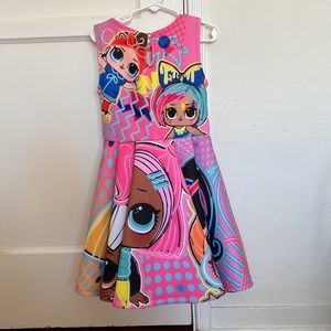 LOL kid dress(girl). Birthday dress, party dress, LOL theme dress